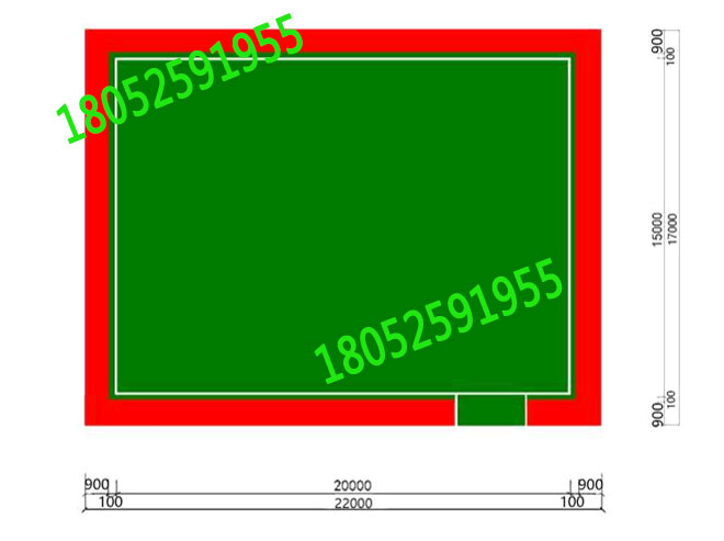 扬州畅优门球场标准尺寸价格